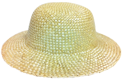 bulk kids straw hats - blank wholesale sun hats children