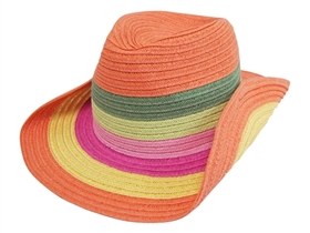 2096 Kid's Striped Cowboy Hat