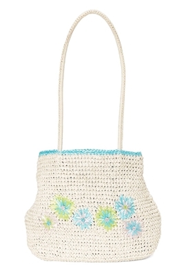bulk vintage shoulder bags - wholesale womens straw handbags flower embroidery - cheap straw bags wholesale