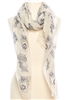 Wholesale Owl Cotton Scarf