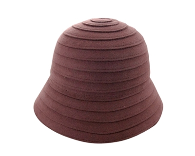 wholesale spiral felt bucket hat