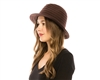 wholesale felt fedoras womens dress hats - spiral