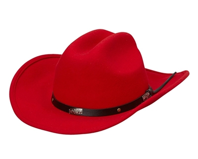 red wholesale cowboy hats womens felt cowgirl hats california