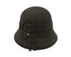 wholesale felt bucket hats lace band and flower