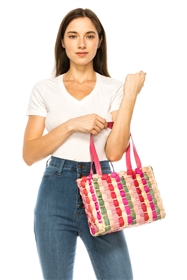 wholesale multicolor cornhusk purse