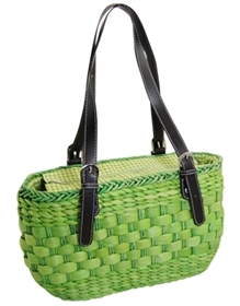 wholesale woven cornhusk shoulder bag
