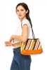 wholesale striped straw purse