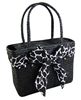 wholesale black straw handbags