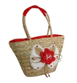 wholesale seagrass tote  flower