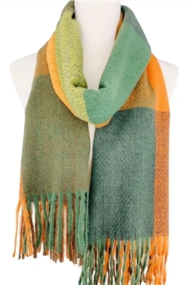 Wholesale Winter Blanket Scarves Los Angeles Colorblock