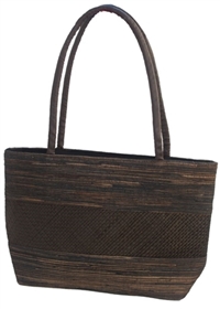 wholesale blended color palm leaf handbag