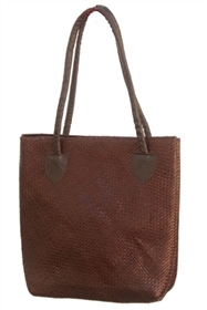 wholesale woven palm leaf shoulder bag