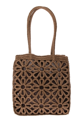 wholesale Toyo Crochet Daisy Handbag