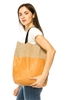wholesale suede and vegan leather tote bag