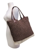 wholesale natural straw beach totes with pu handles