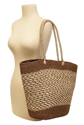 Wholesale Large Tote Bags - Woven Plastic Totes - Boardwalk Style