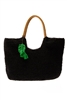 Wholesale Raffia Straw Bags - Toyo Straw Crochet Beach Bag with  Raffia Straw Tassels