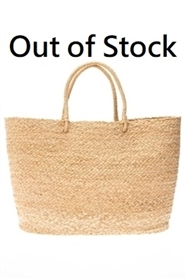 oversized straw beach bag