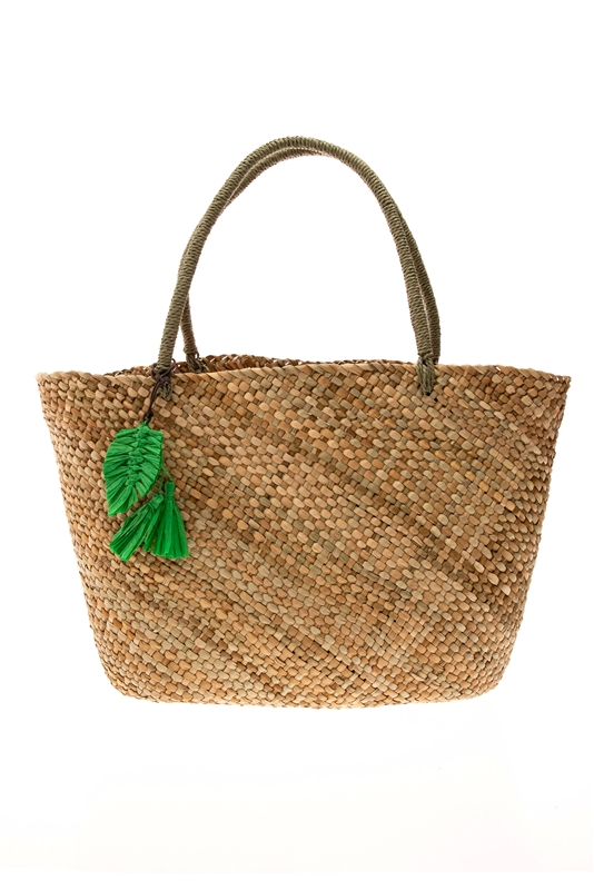 Straw tote store bag wholesale