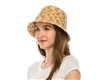 wholesale raffia straw bucket hat