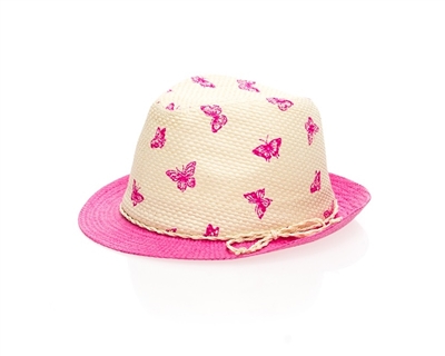 wholesale kids fedora hats straw summer childs hat
