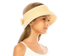 wholesale kids visors hats straw summer childs visor wholesale
