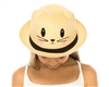 wholesale kids hats - kitty cat hat ears straw white pink natural