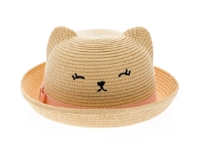 2943 Kids' Straw Hat - Baby Kitty - New size added!