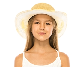 wholesale kids sun hats - Fruit Color Stripes