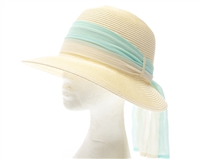 2946 Kids Sun Hat w/ Sash