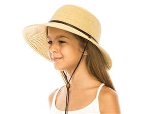 Wholesale Kids Straw Sun Hats - UPF 50 Children's Hats Wholesale