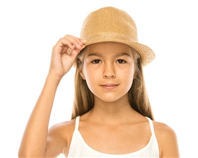 wholesale kids straw fedora hats - wholesale childrens straw panama hats
