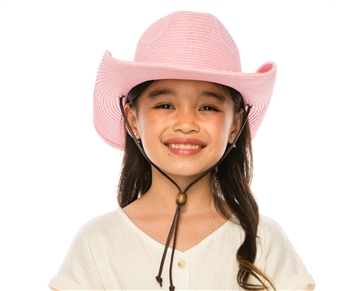 Wholesale Kids Straw Cowboy Hats - UPF 50 Children's Western Hats Wholesale