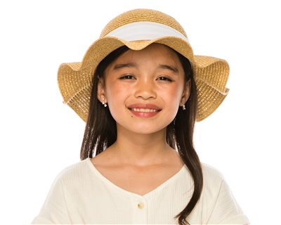 wholesale kids sun hats wholesale beach childrens summer hats wavy brim