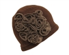 wholesale wool beanie  rosette cluster