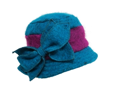 wholesale marled lambswool bucket hat
