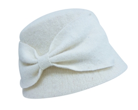 wholesale knitted wool bucket  bow