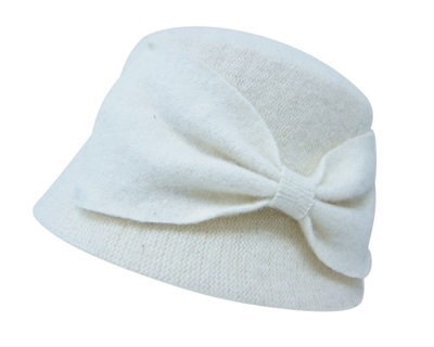 bulk bucket hats - winter hats wholesale - knitted wool bucket  bow