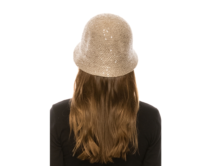 Sequin clearance cloche hat