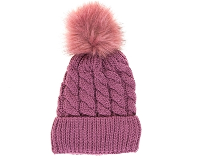 wholesale soft beanie hats vegan fur matching color