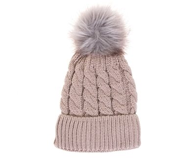 wholesale soft beanie hats vegan fur matching color