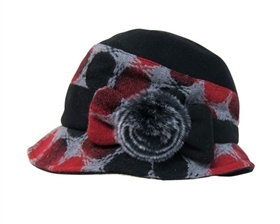 $5 Wool Bucket Hat w/ Circle Print - LOW STOCK