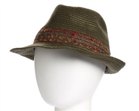 wholesale wooly fedoras - speckled band hats