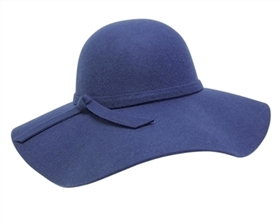 wholesale felt floppy hats wide brim tied band