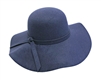 wholesale faux felt floppy hat with tie