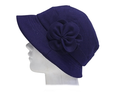 wholesale cloche hat with flower