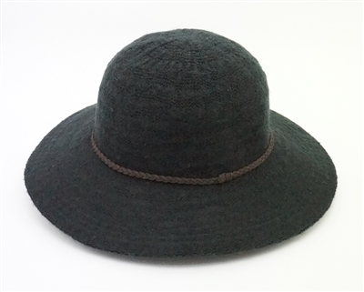 wholesale fall floppy hats - mohair short brim hat