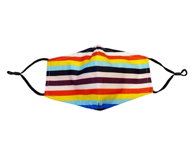 Buy Reusable Cotton Face Masks USA - Rainbow Stripes Facemasks -  Mask Wholesaler Los Angeles