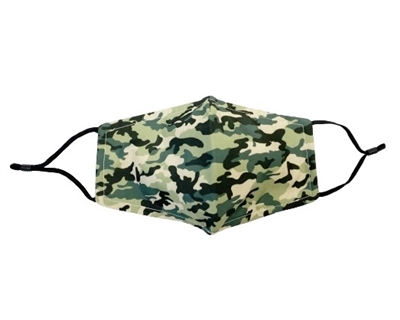 Buy Wholesale Army Green Camo Print Face Masks - Buy Bulk Fashion Facemasks Green Camouflage Digital Wholesale - Fashion Face Covers Los Angeles Wholesaler USA