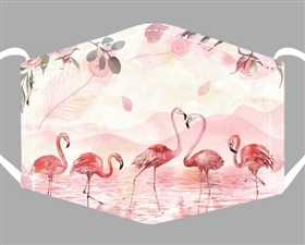 Buy Reusable Cotton Face Masks - Flamingo Animal Print Facemasks -  Mask Wholesaler USA